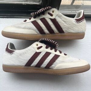Adidas x Wales Bonner Samba Pony Cream White